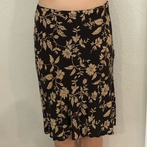 Express floral skirt